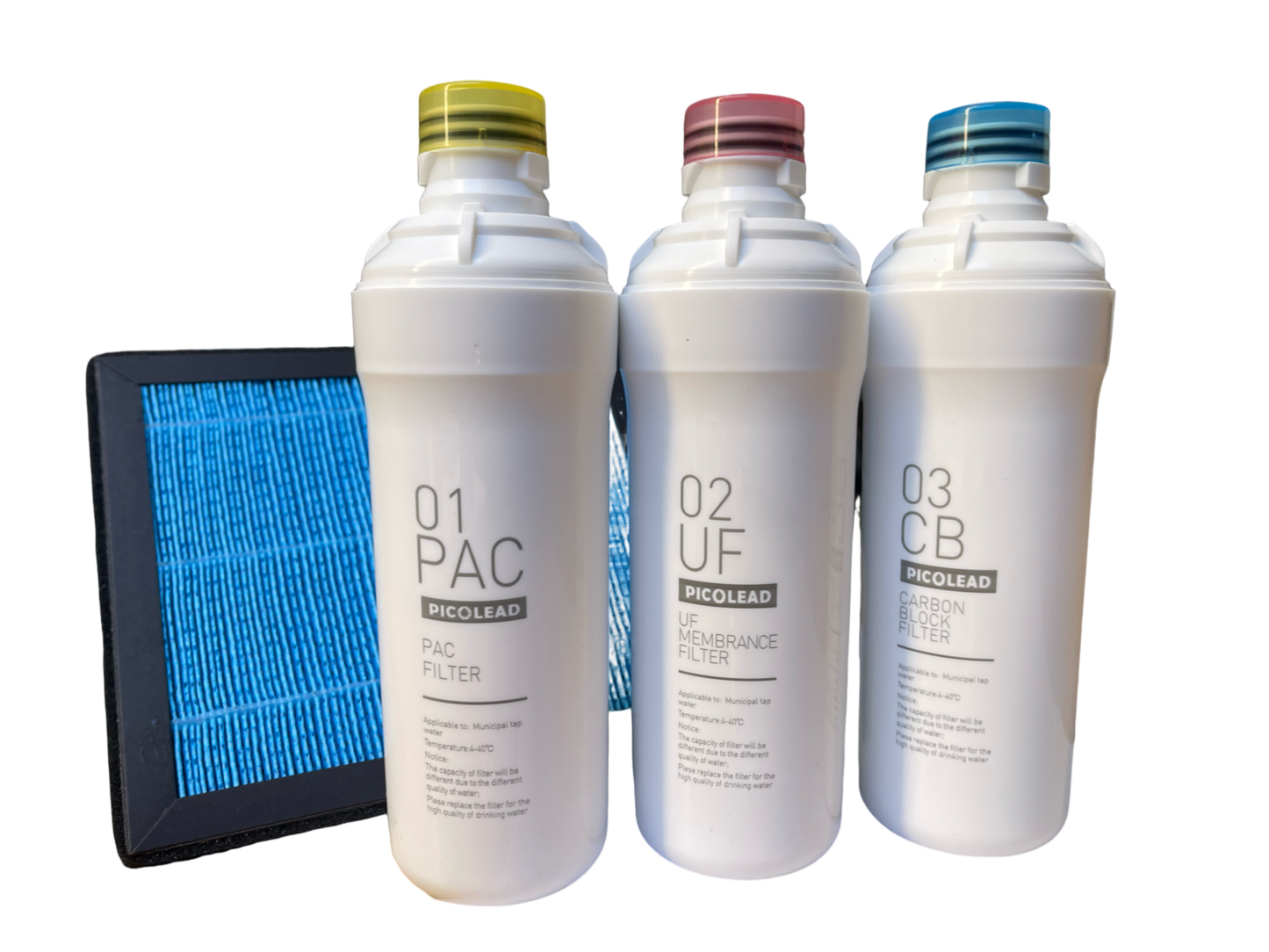 Replacement Filter Set for Atmospheric Water Generator, 4-Piece Set