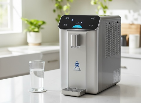 atmospheric water generator on table