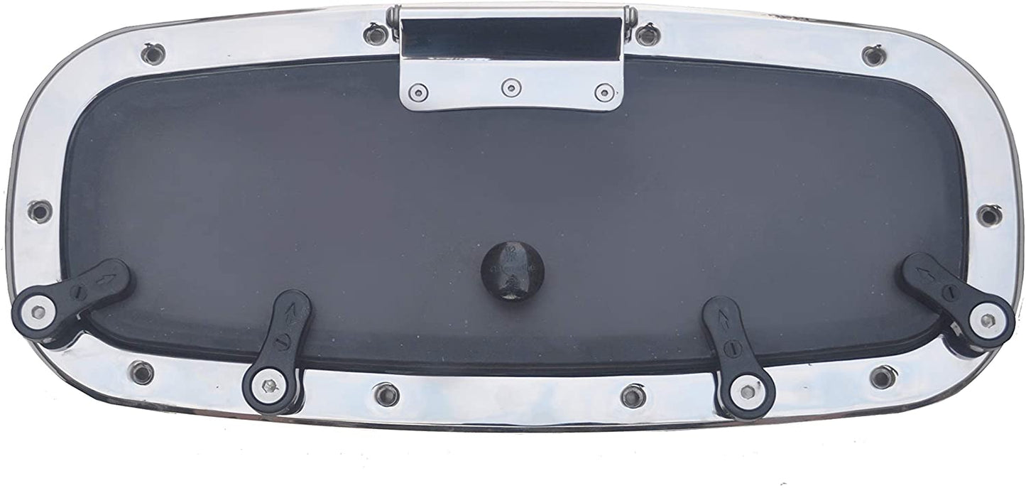 Galamarine Boat Portlight Stainless Steel Rectangular Portlight for RV