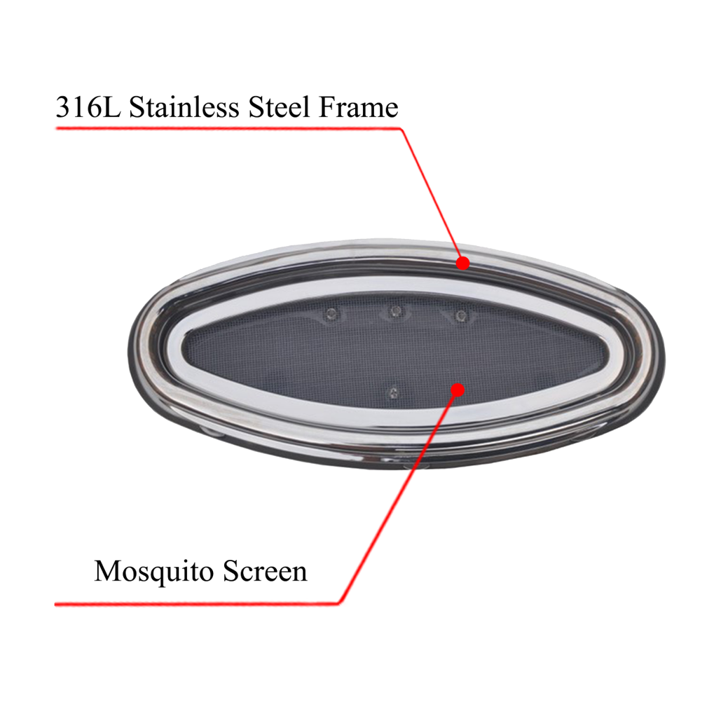Stainless Steel Eye Shape Portlight