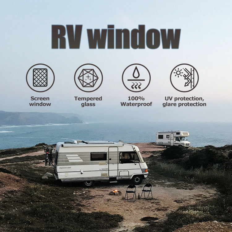 Galamarine RV Exit Window - 30" W x 20" H