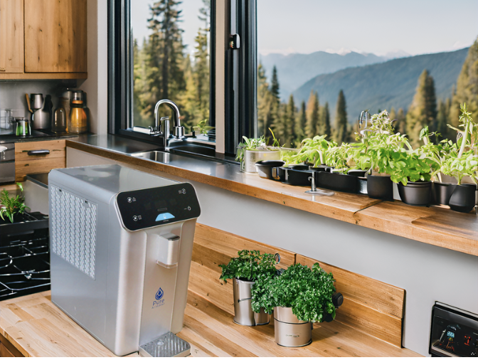 Pure AirWater Atmospheric Water Generator /Make Water from the Air /No Plumbing Needed /for Home, RV, Boat, Off-Grid or Emergencies